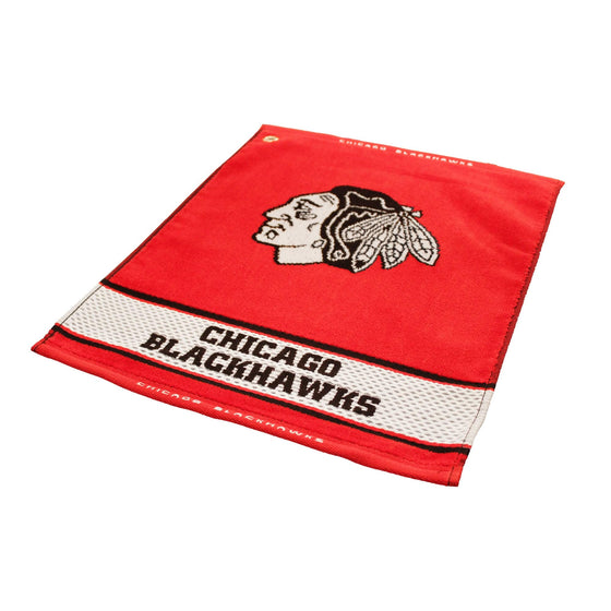 Chicago Blackhawks Jacquard Woven Golf Towel - 757 Sports Collectibles