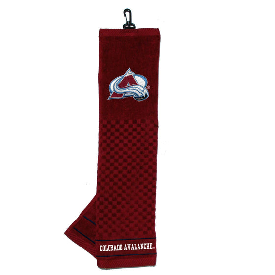 Colorado Avalanche Embroidered Golf Towel - 757 Sports Collectibles