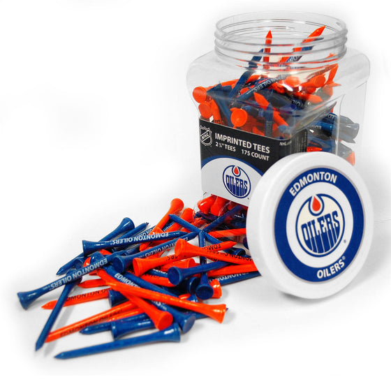 Edmonton Oilers Jar Of 175 Golf Tees - 757 Sports Collectibles