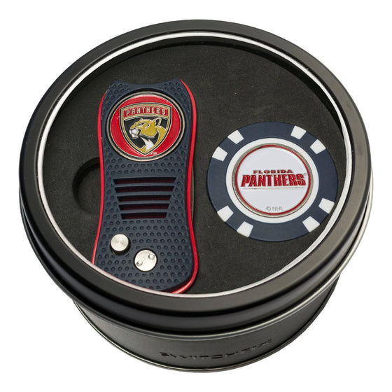 Florida Panthers Tin Set - Switchfix, Golf Chip - 757 Sports Collectibles