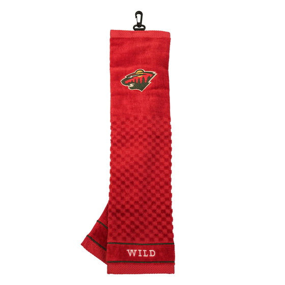 Minnesota Wild Embroidered Golf Towel - 757 Sports Collectibles