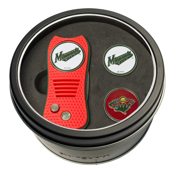 Minnesota Wild Tin Set - Switchfix, 2 Markers - 757 Sports Collectibles