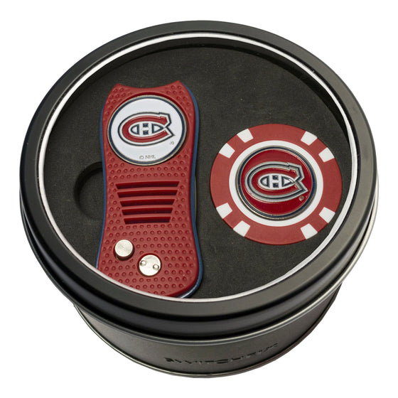 Montreal Canadiens Tin Set - Switchfix, Golf Chip - 757 Sports Collectibles