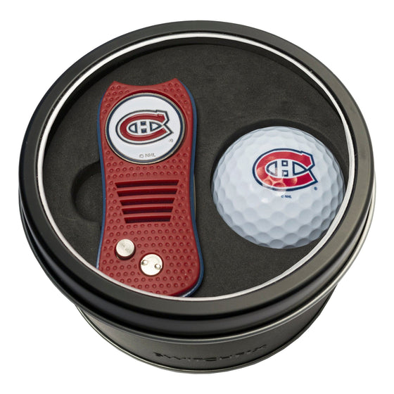 Montreal Canadiens Tin Set - Switchfix, Golf Ball - 757 Sports Collectibles