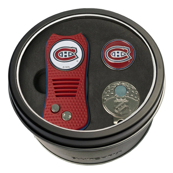 Montreal Canadiens Tin Set - Switchfix, Cap Clip, Marker - 757 Sports Collectibles