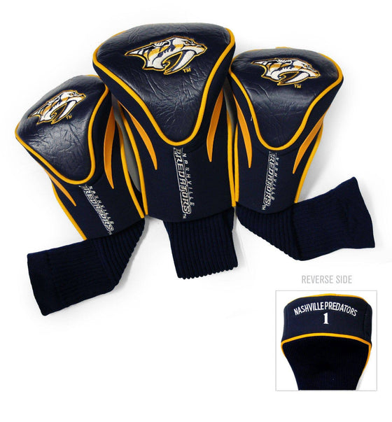 Nashville Predators 3 Pack Contour Head Covers - 757 Sports Collectibles