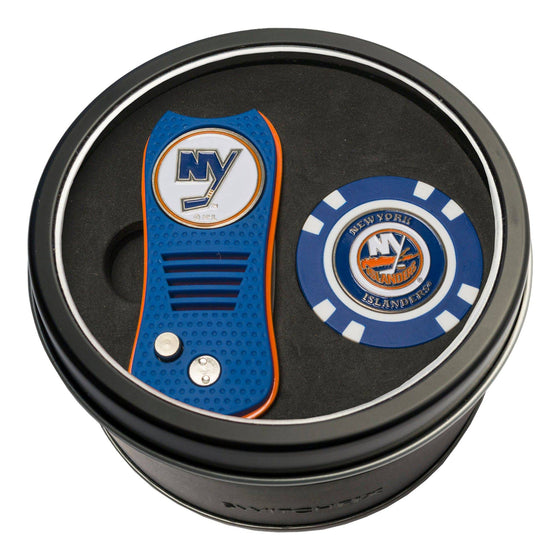 New York Islanders Tin Set - Switchfix, Golf Chip - 757 Sports Collectibles