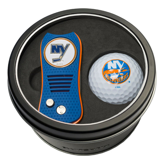 New York Islanders Tin Set - Switchfix, Golf Ball - 757 Sports Collectibles