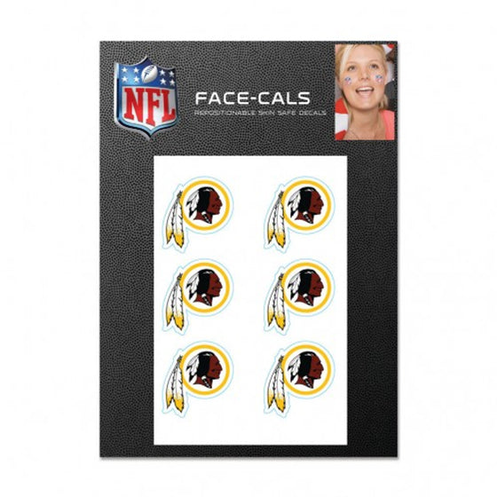 Washington Redskins Tattoo Face Cals