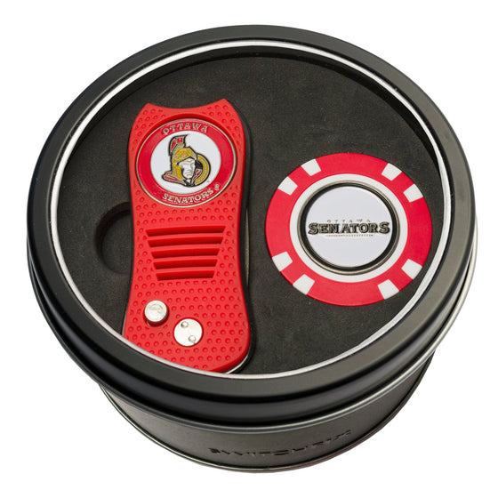 Ottawa Senators Tin Set - Switchfix, Golf Chip - 757 Sports Collectibles