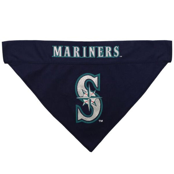 Seattle Mariners Reversible Bandana Pets First - 757 Sports Collectibles