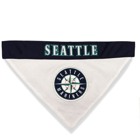 Seattle Mariners Reversible Bandana Pets First