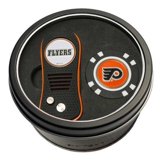 Philadelphia Flyers Tin Set - Switchfix, Golf Chip - 757 Sports Collectibles