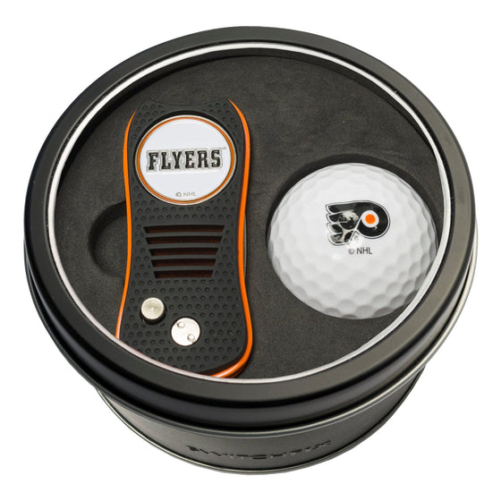 Philadelphia Flyers Tin Set - Switchfix, Golf Ball - 757 Sports Collectibles