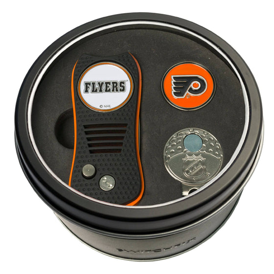 Philadelphia Flyers Tin Set - Switchfix, Cap Clip, Marker - 757 Sports Collectibles