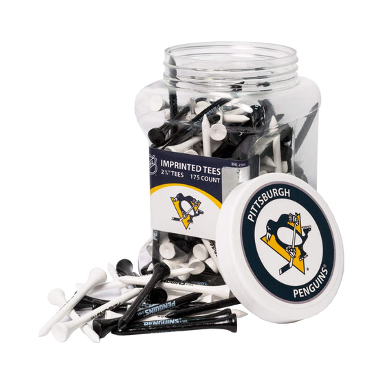 Pittsburgh Penguins Jar Of 175 Golf Tees - 757 Sports Collectibles