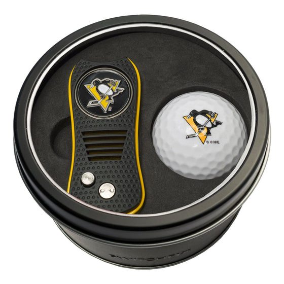 Pittsburgh Penguins Tin Set - Switchfix, Golf Ball - 757 Sports Collectibles