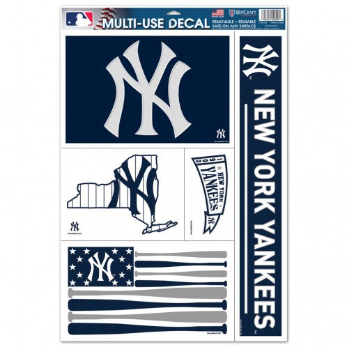 MLB Multi-Use decal 11x17 NY Yankees