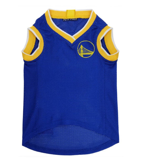 Golden State Warriors Mesh Basketball Jersey by Pets First - 757 Sports Collectibles