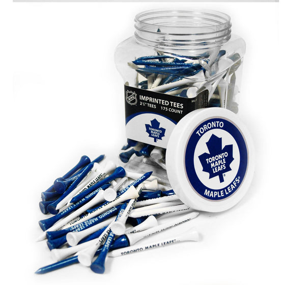 Toronto Maple Leafs Jar Of 175 Golf Tees - 757 Sports Collectibles