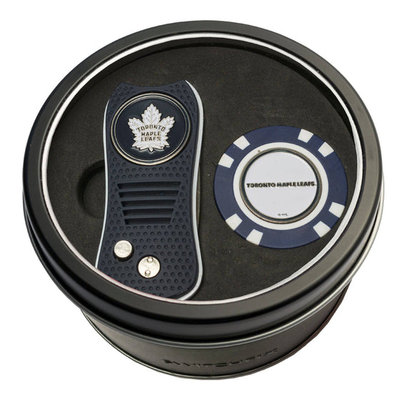 Toronto Maple Leafs Tin Set - Switchfix, Golf Chip - 757 Sports Collectibles