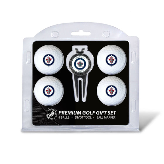 Winnipeg Jets 4 Golf Ball And Divot Tool Set - 757 Sports Collectibles