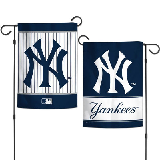 NEW YORK YANKEES GARDEN FLAGS 2 SIDED 12.5" X 18" - 757 Sports Collectibles