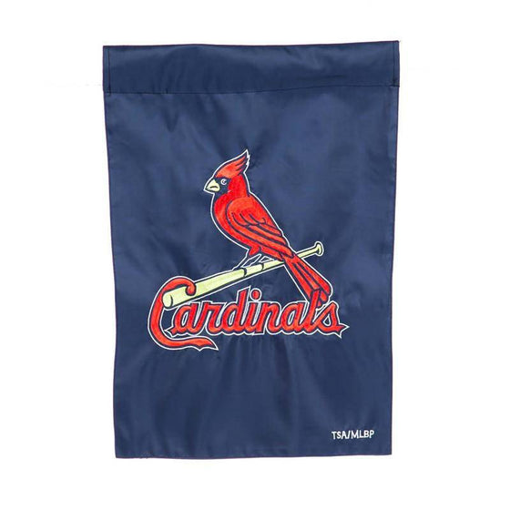 St. Louis Cardinals 12.5"x18" 2 Sided Embroidered Applique Garden Flag (Waterproof) - 757 Sports Collectibles