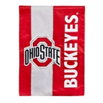 Ohio State Buckeyes Garden Flag