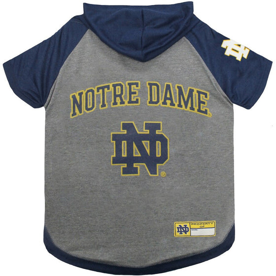 Notre Dame Hoodie Dog Tee Pets First