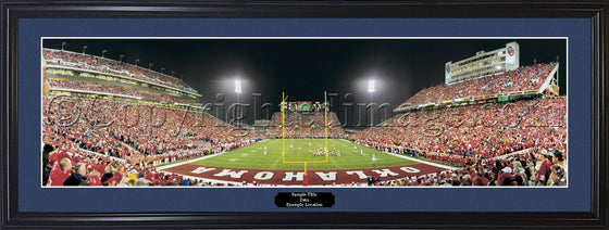 Oklahoma Sooners 2004 vs Nebraska Panorama Photo Print - 757 Sports Collectibles