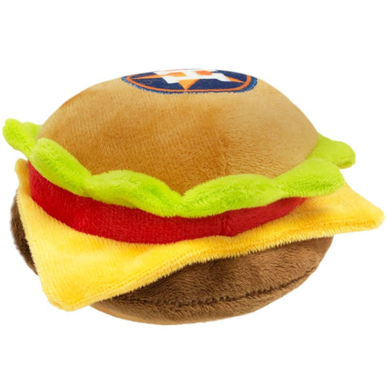 Houston Astros Hamburger Toy by Pets First - 757 Sports Collectibles