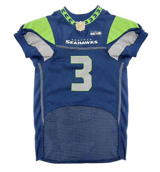 Russell Wilson Seattle Seahawks Mesh NFL Jerseys by Pets First - 757 Sports Collectibles