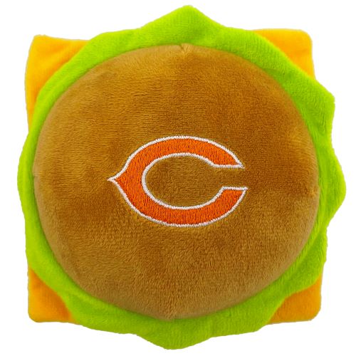 Chicago Bears Hamburger Toy by Pets First