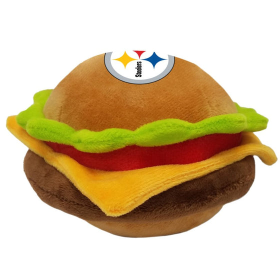 Pittsburgh Steelers Hamburger Toy by Pets First - 757 Sports Collectibles