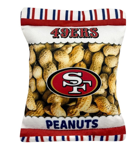 San Francisco 49ers Peanut Bag Toy by Pets First