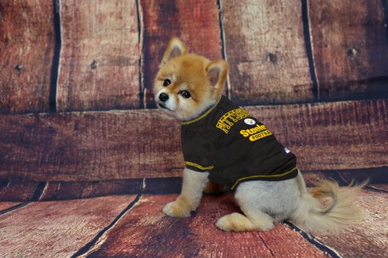 Pittsburgh Steelers Dog Tee Shirt by Pets First - 757 Sports Collectibles