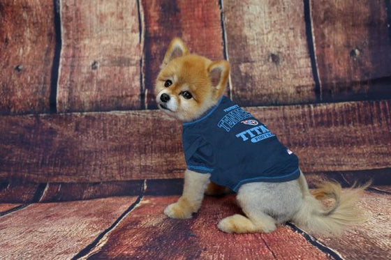 Tennessee Titans Dog Tee Shirt by Pets First - 757 Sports Collectibles