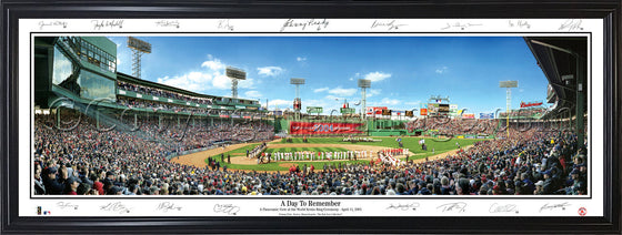 MA-176 Red Sox A Day to Remember with signatures - 757 Sports Collectibles