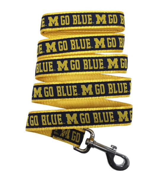 Michigan Wolverines Leash Pets First