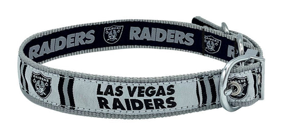 Las Vegas Raiders Reversible Collar Pets First