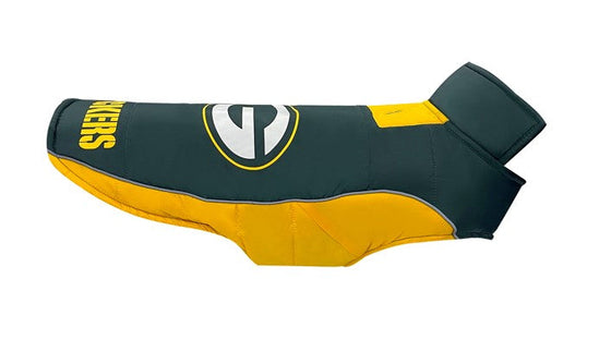 Green Bay Packers Puffer Vest Pets First - 757 Sports Collectibles