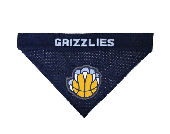 Memphis Grizzlies Reversible Bandana Pets First - 757 Sports Collectibles