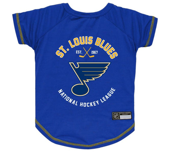 St. Louis Blues Tee Shirt Pets First