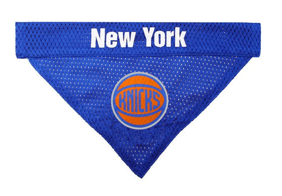 New York Knicks Reversible Bandana Pets First - 757 Sports Collectibles