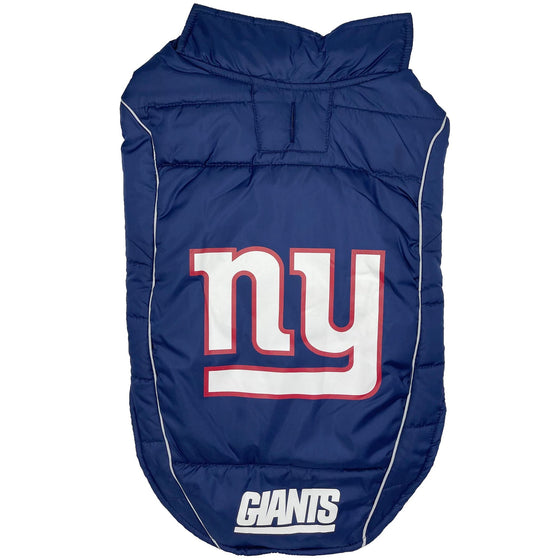 New York Giants Puffer Vest Pets First