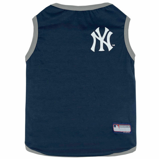 New York Yankees Dog Reversible Tee Shirt by Pets First - 757 Sports Collectibles