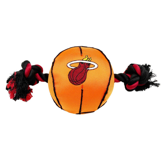 Miami Heat Nylon Basketball Toy Pets First