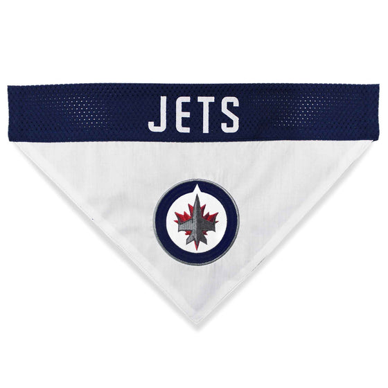 Winnipeg Jets Reversible Bandana Pets First - 757 Sports Collectibles