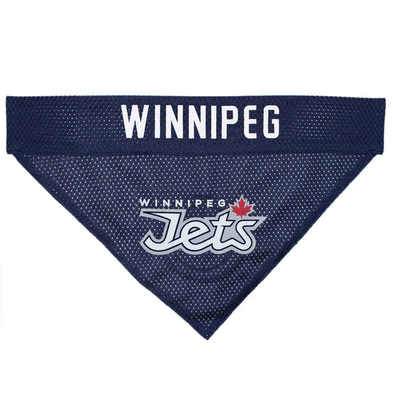 Winnipeg Jets Reversible Bandana Pets First - 757 Sports Collectibles